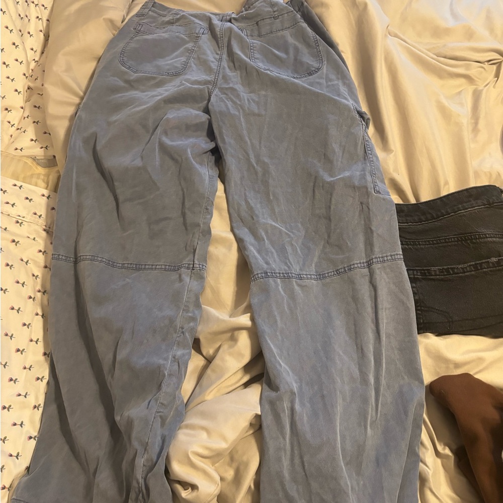 Casual Blue Pants